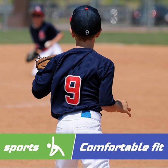 NEW Lot of 2x [Hercicy] Blue Baseball/Softball Uniform Adjustable Youth Belts - Picture 3 of 7